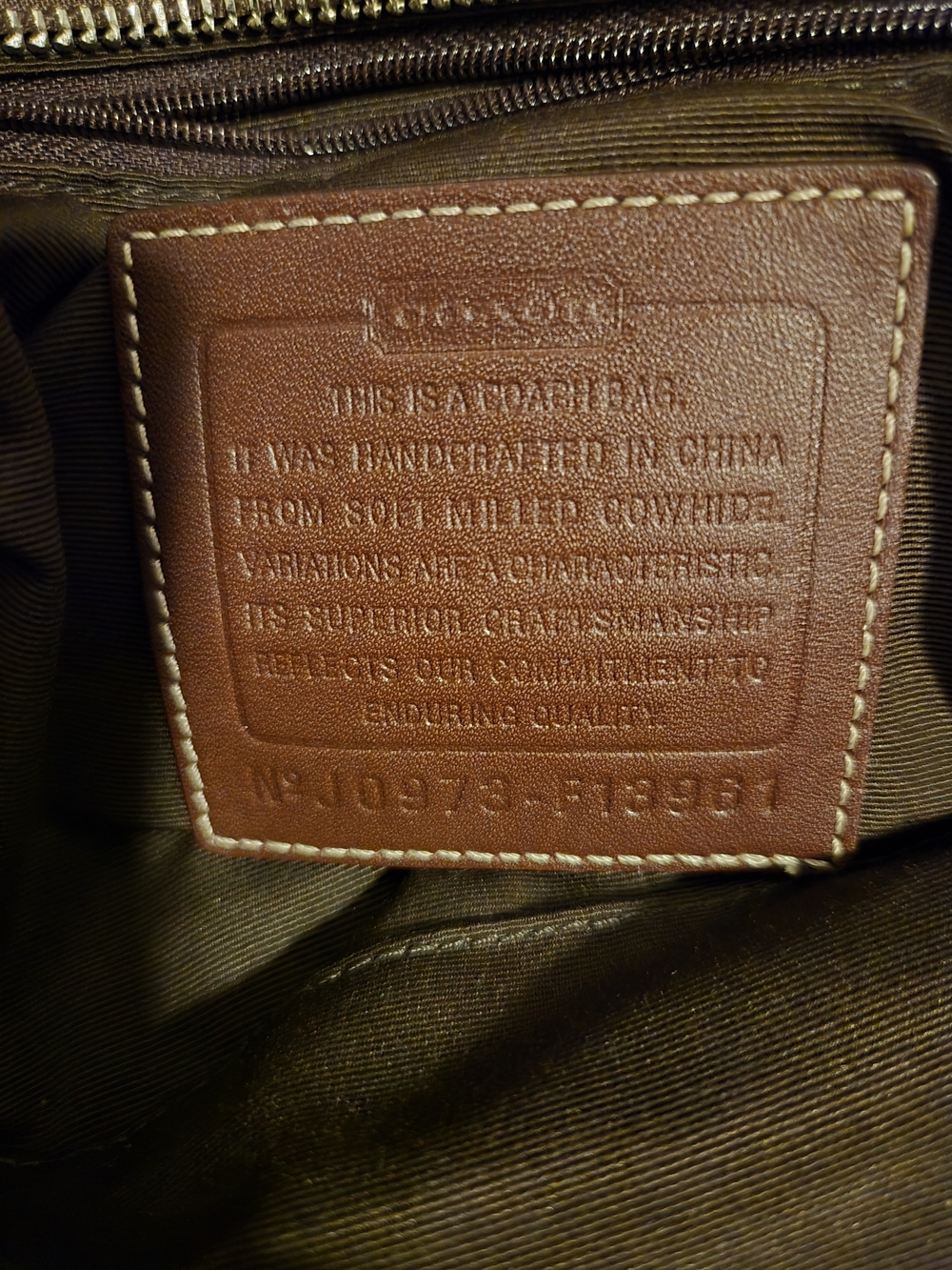 Vintage COACH purse- Brown
